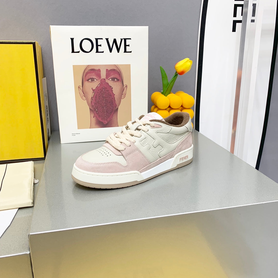 FENDI Match Couple's Retro Sport Sneakers