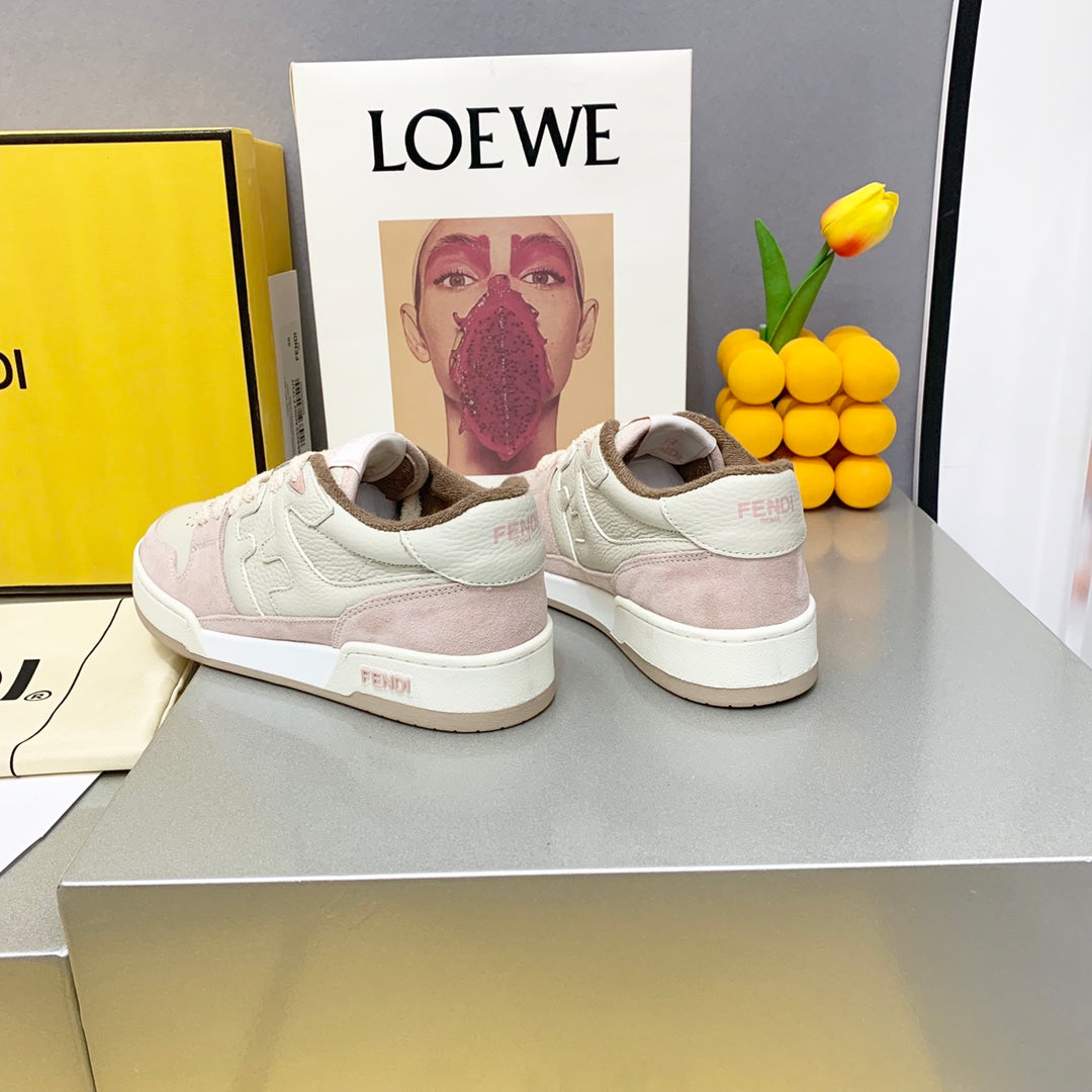 FENDI Match Couple's Retro Sport Sneakers