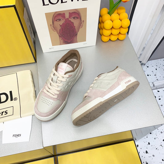 FENDI Match Couple's Retro Sport Sneakers
