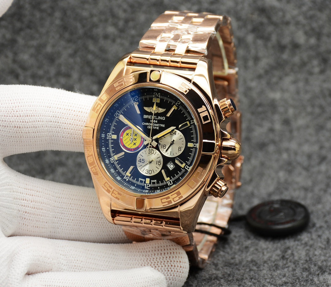 Breitling Classic Men’s  Watch – 47mm Polished Stainless Steel