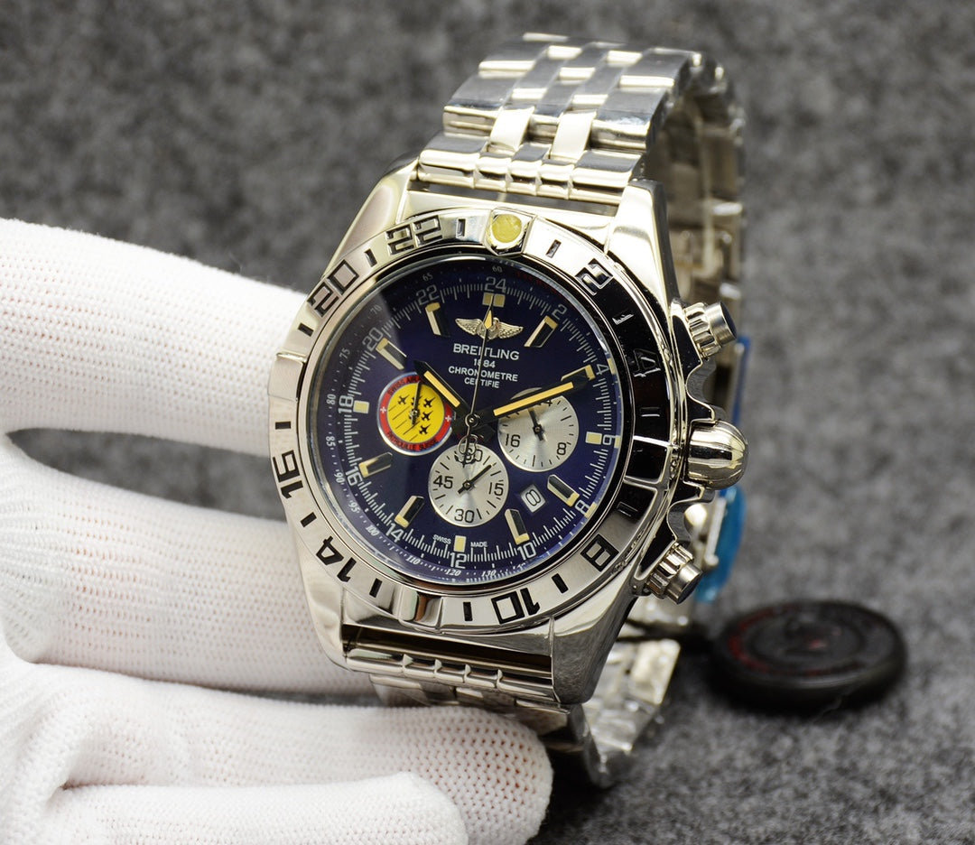 Breitling Classic Men’s  Watch – 47mm Polished Stainless Steel