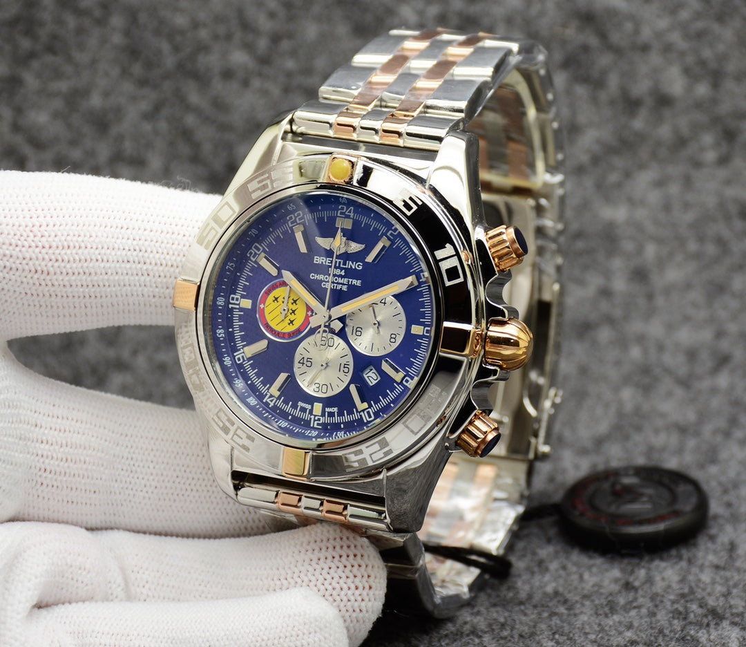 Breitling Classic Men’s  Watch – 47mm Polished Stainless Steel