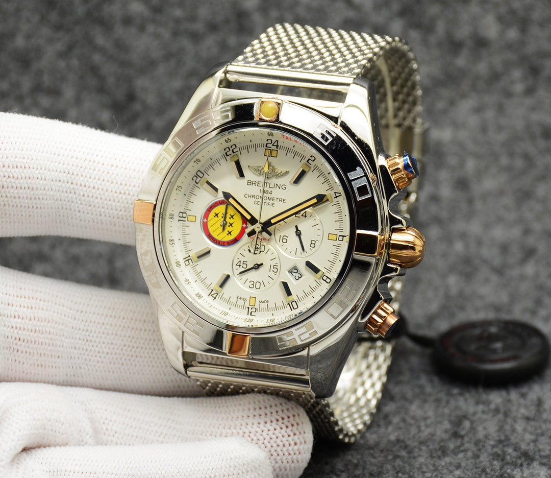Breitling Classic Men’s  Watch – 47mm Polished Stainless Steel