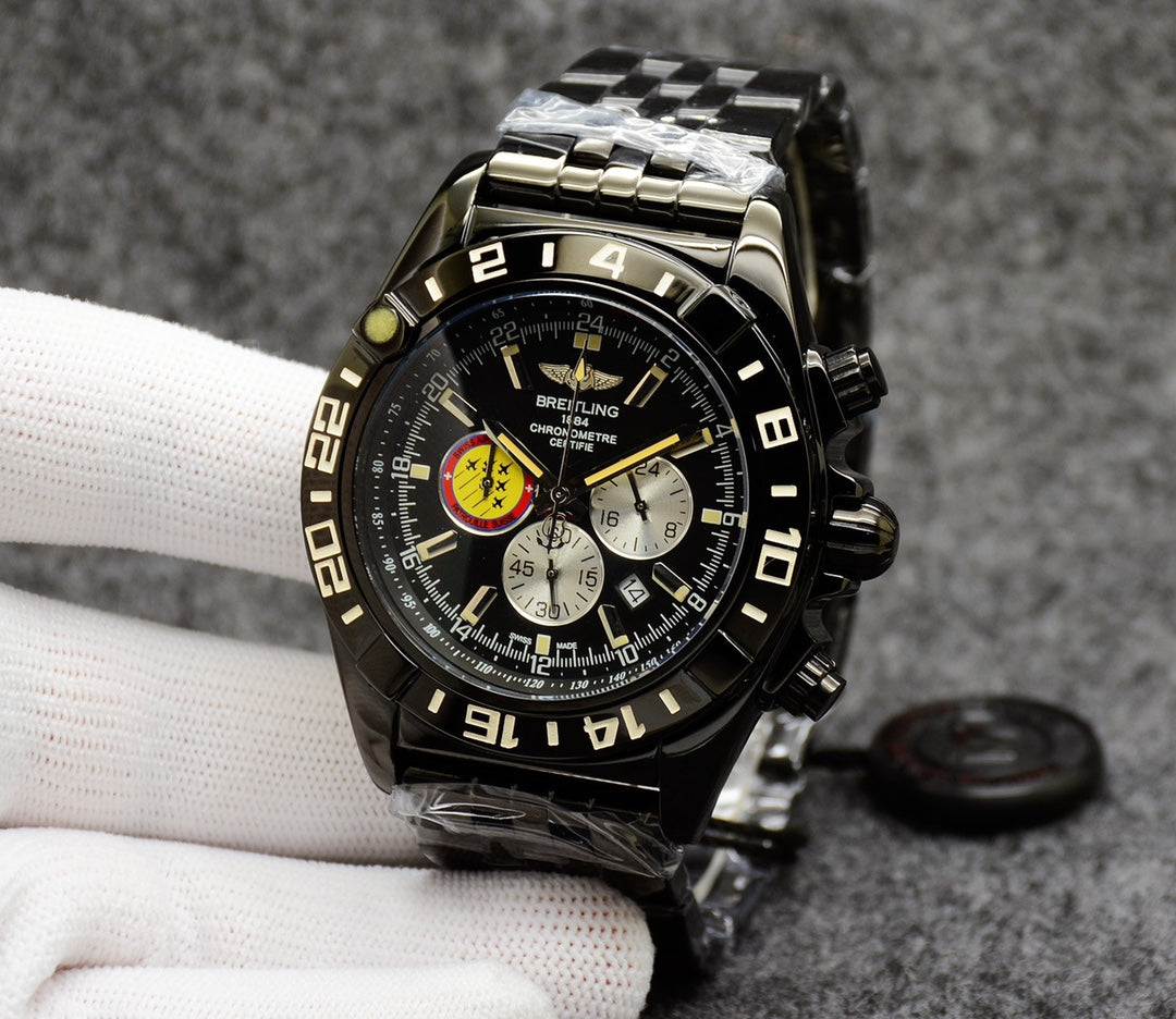 Breitling Classic Men’s  Watch – 47mm Polished Stainless Steel