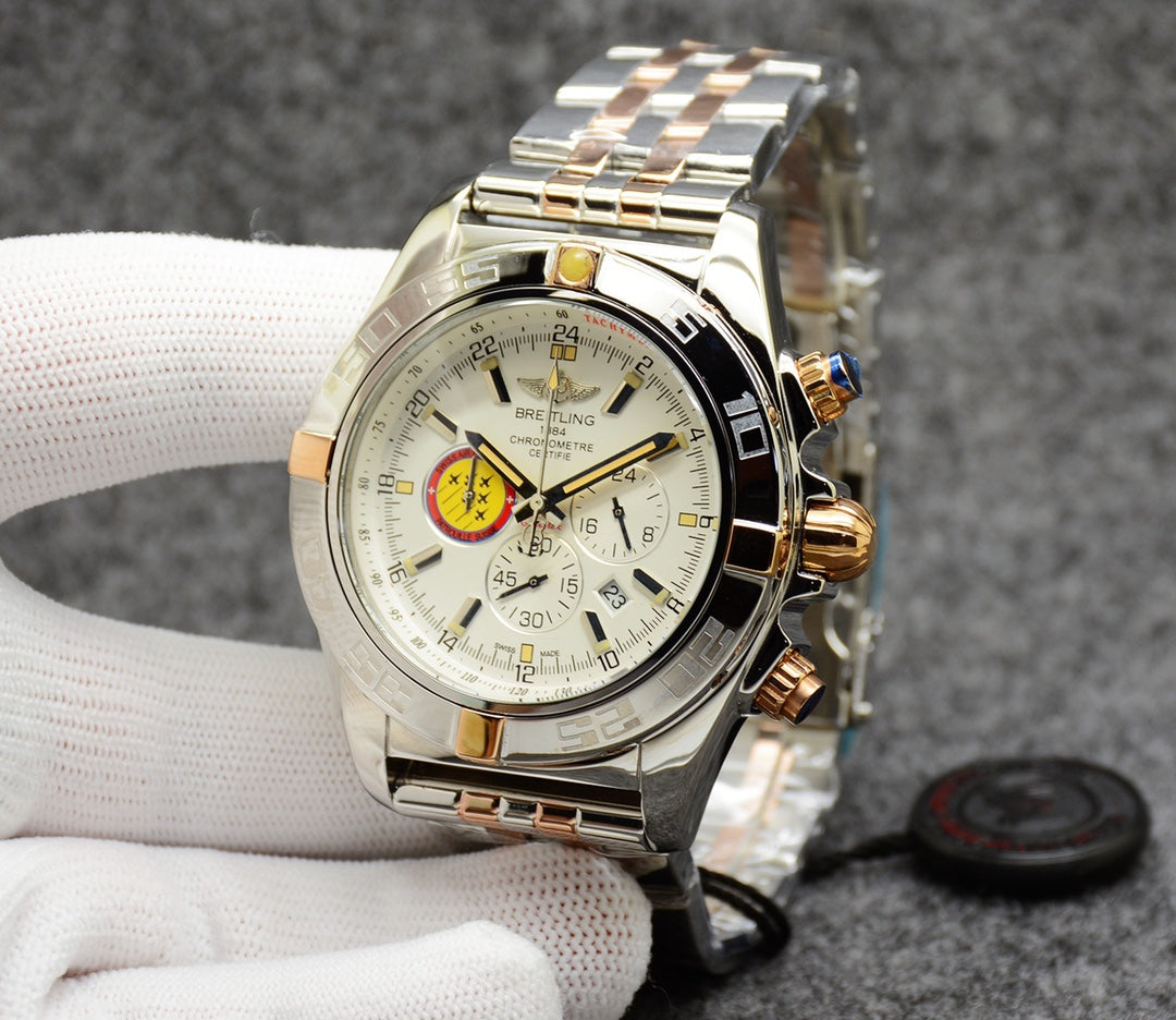 Breitling Classic Men’s  Watch – 47mm Polished Stainless Steel