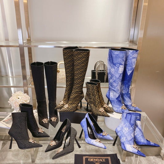 Fendi x Versace Medusa Heel – SS Runway Edition (Premium Version)