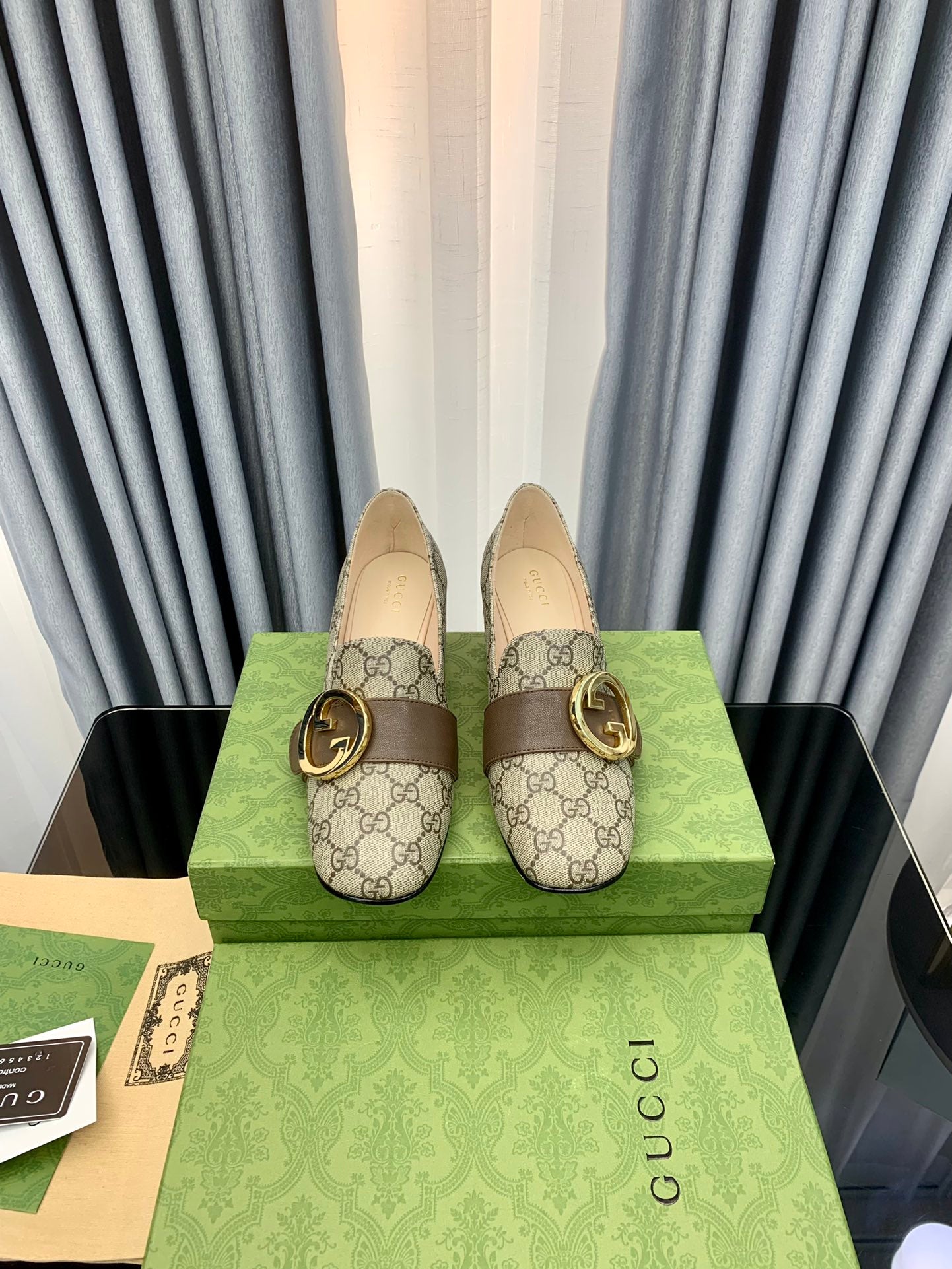 Gucci-Inspired 2022 Early Fall Double GG Round Buckle Shoes