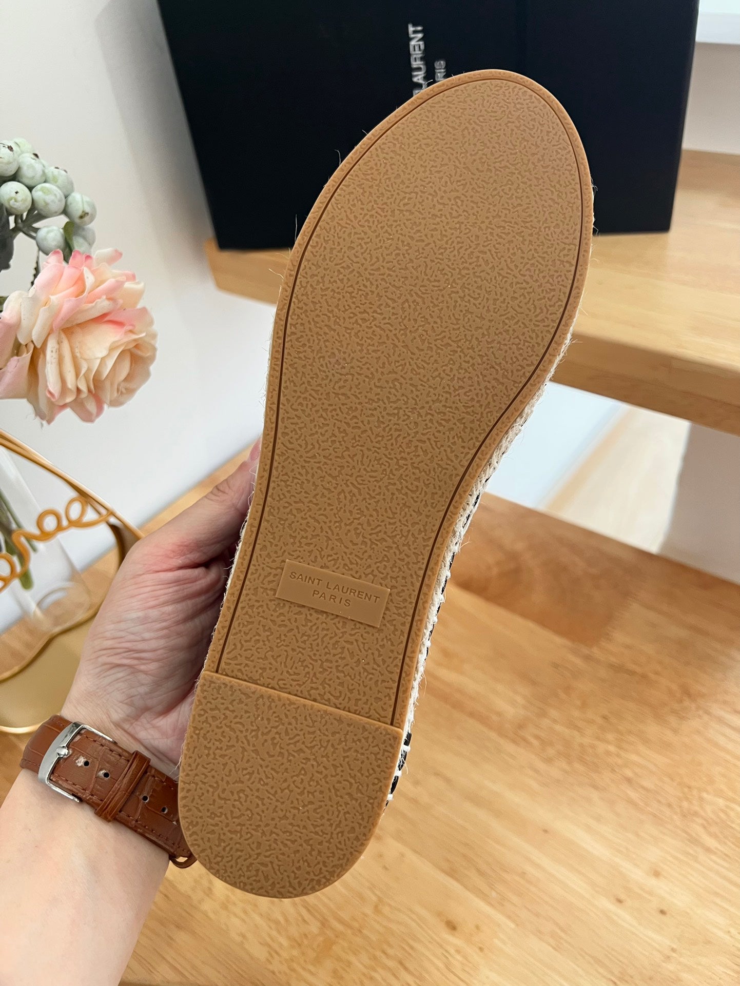 Saint Laurent Early Spring Mesh Logo Espadrilles