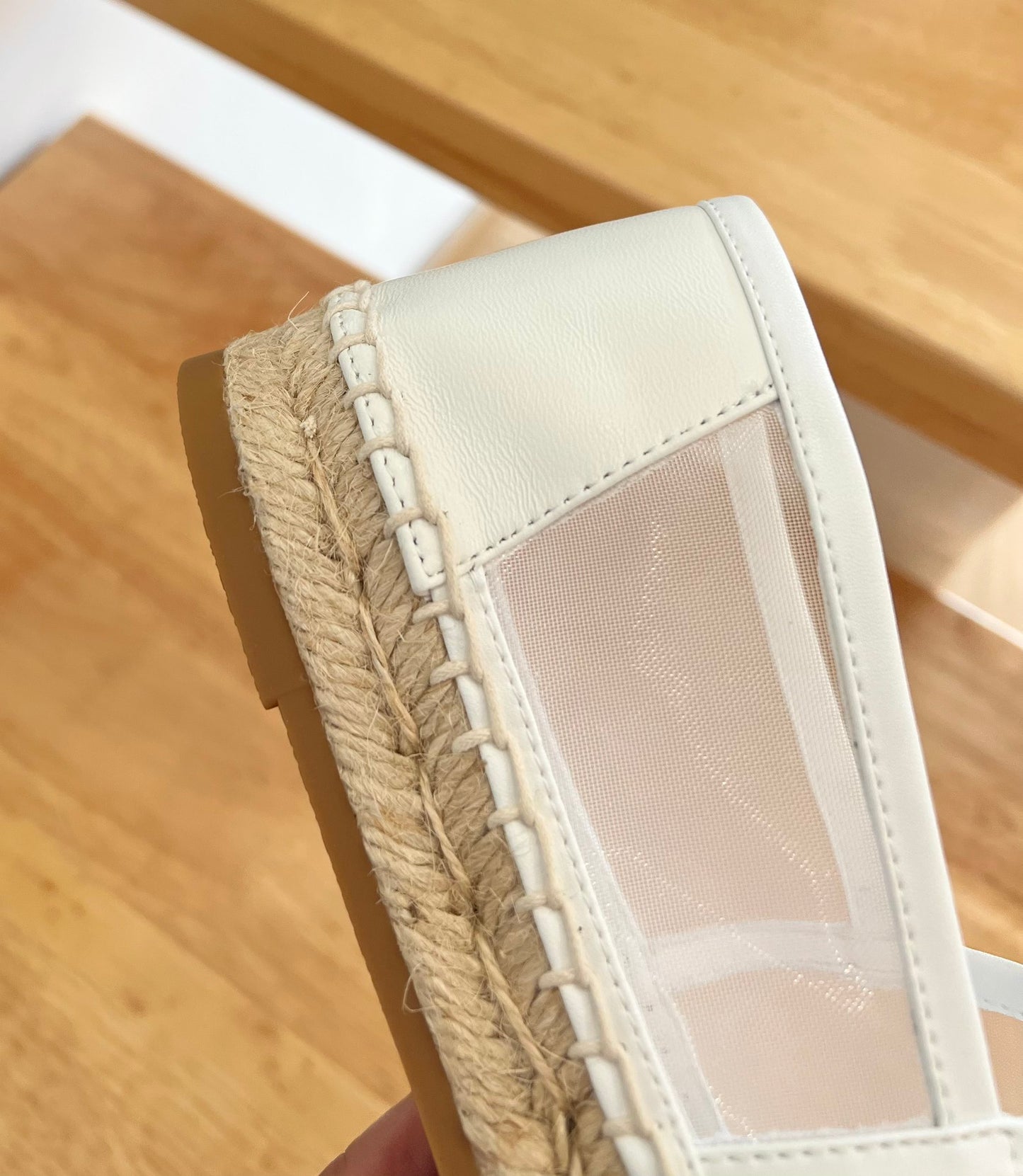 YSL Early Spring Logo Mesh Espadrilles