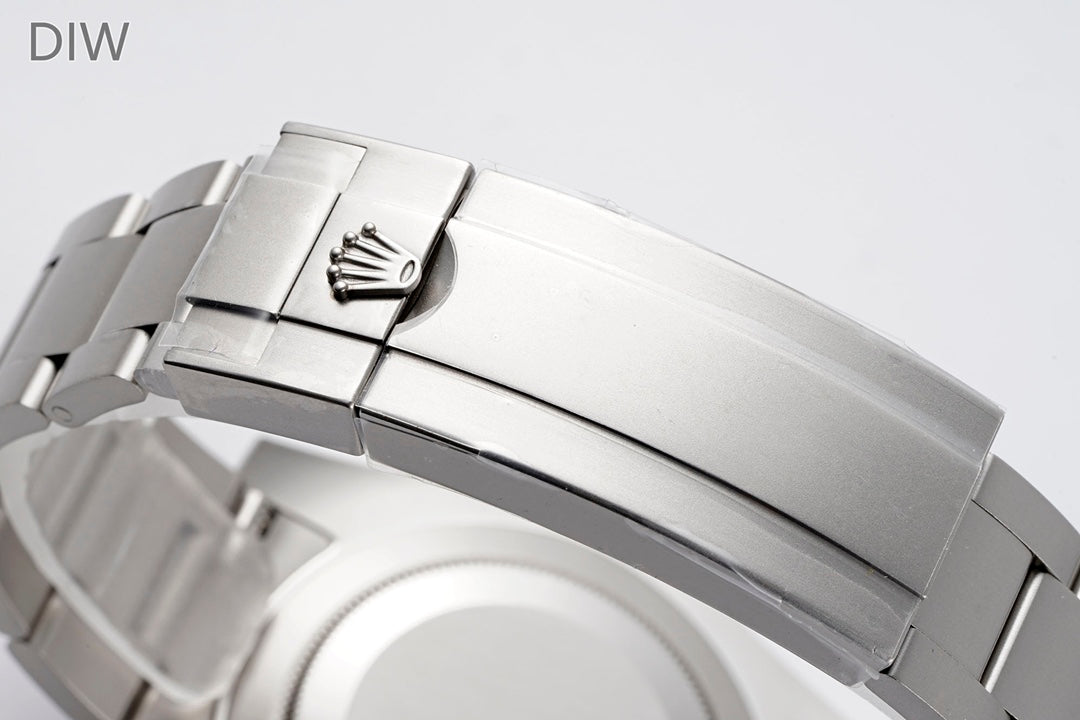 Submariner Parakeet – Custom White Ceramic Bezel & Grey Dial