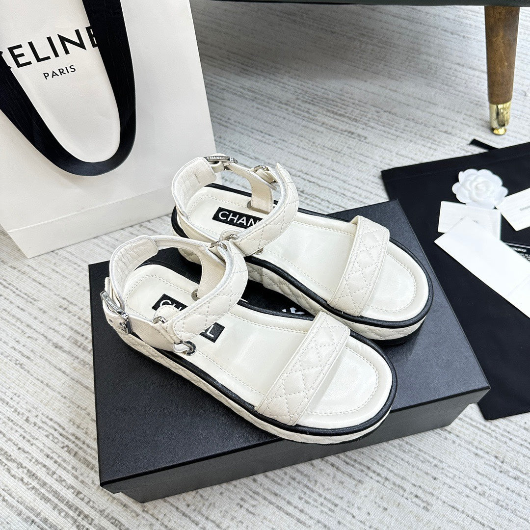 CHANEL 2024 Runway Platform Sandals – Limited Edition