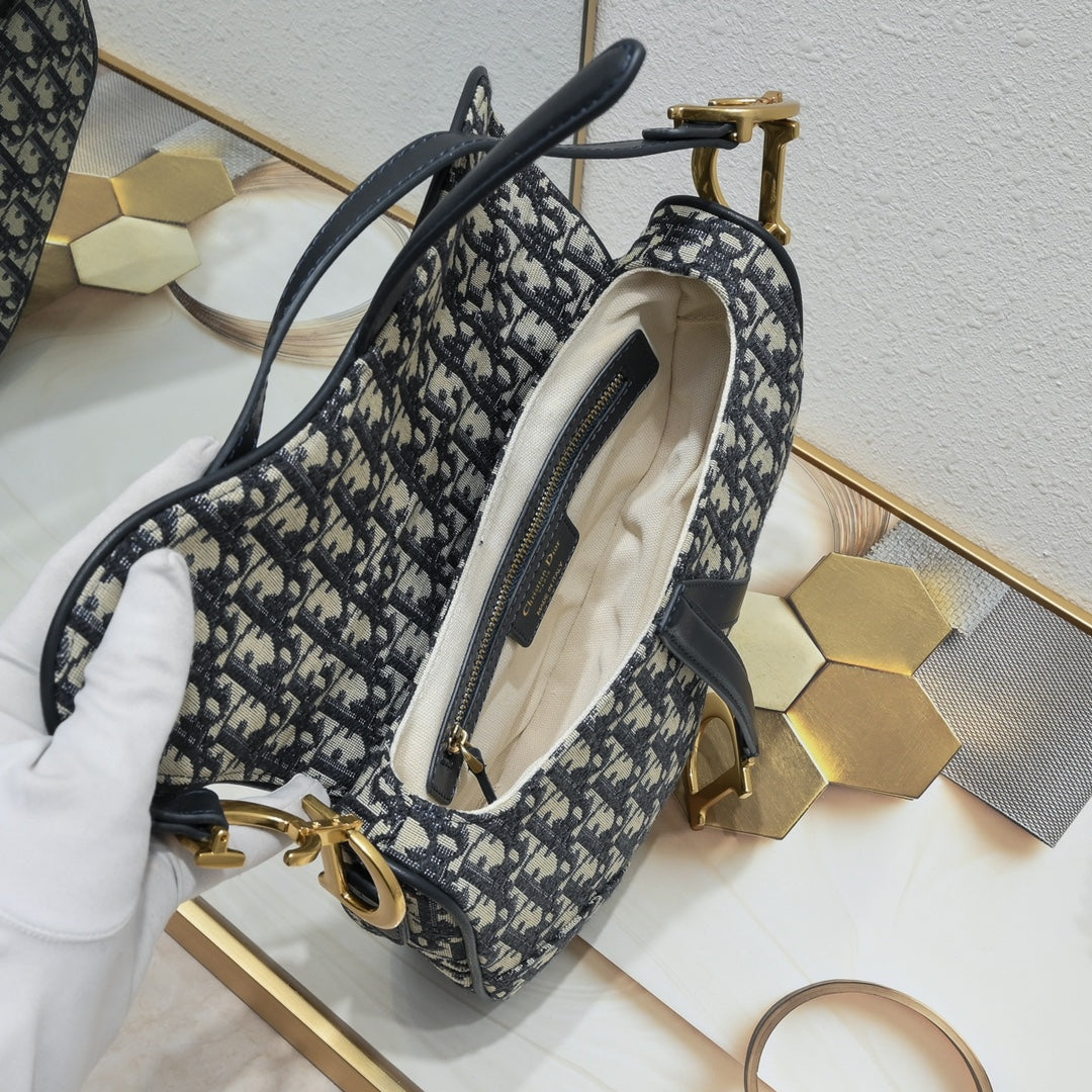Dior Saddle Bag – Oblique Canvas  Top Market Version + Gift Box