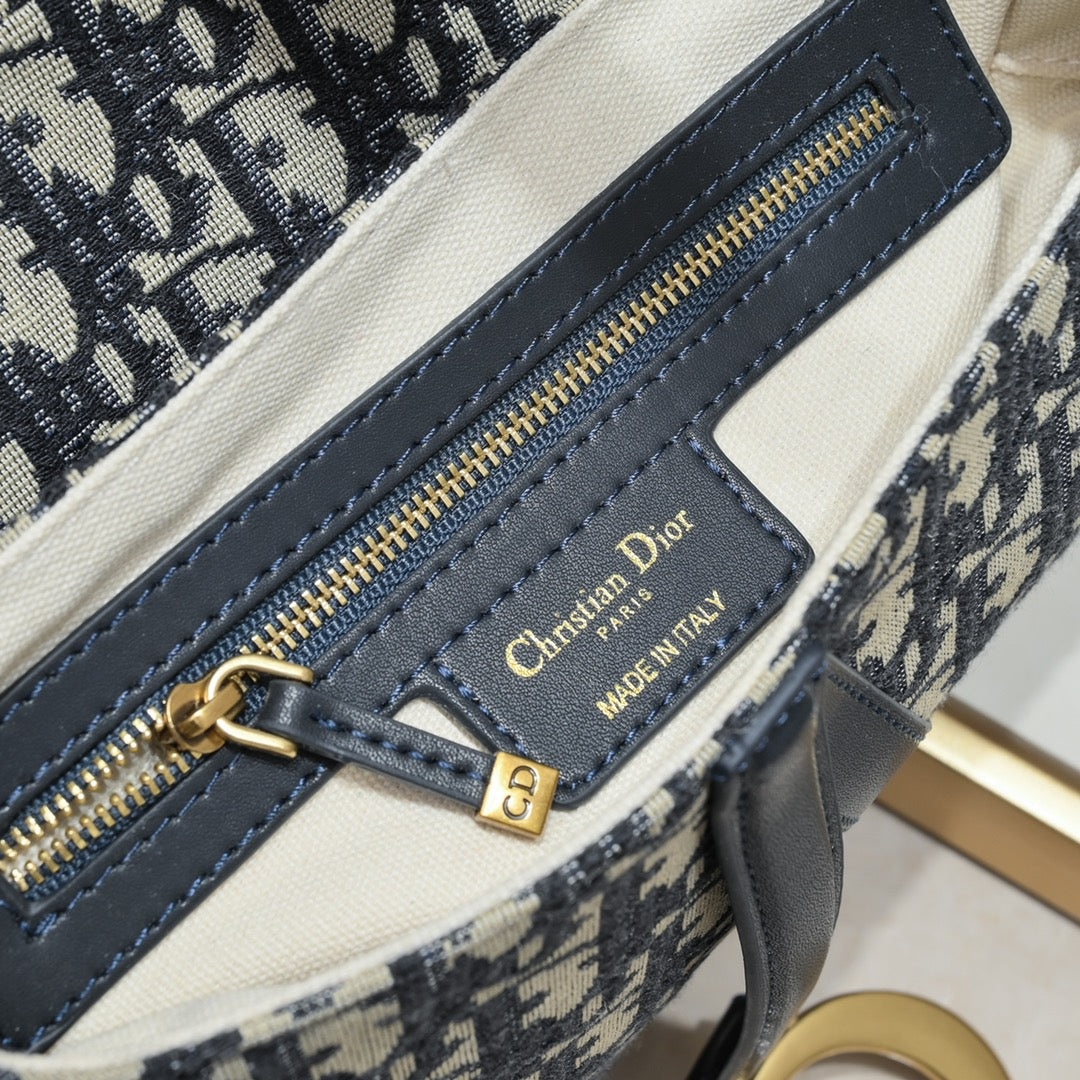 Dior Saddle Bag – Oblique Canvas  Top Market Version + Gift Box