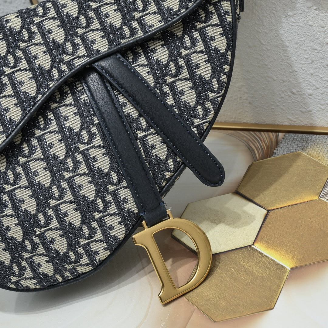Dior Saddle Bag – Oblique Canvas  Top Market Version + Gift Box