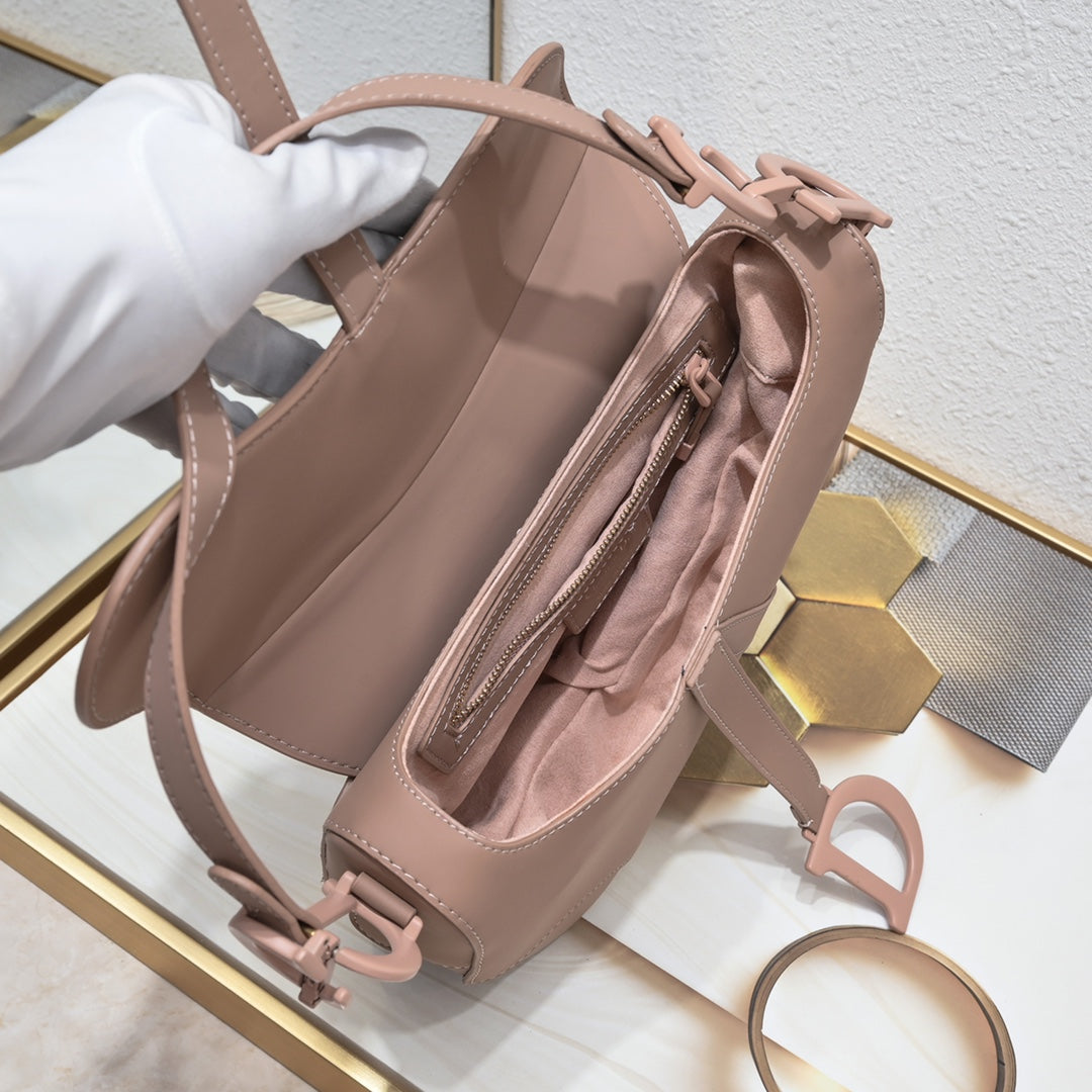 Dior Saddle Bag – Large Matte Series | Black, White, Nude, Gray