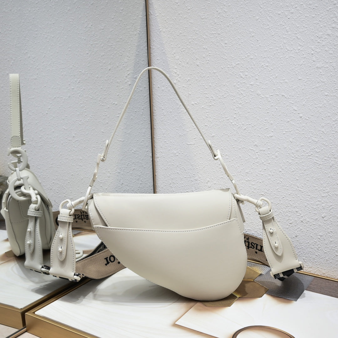 Dior Saddle Bag – Large Matte Series | Black, White, Nude, Gray
