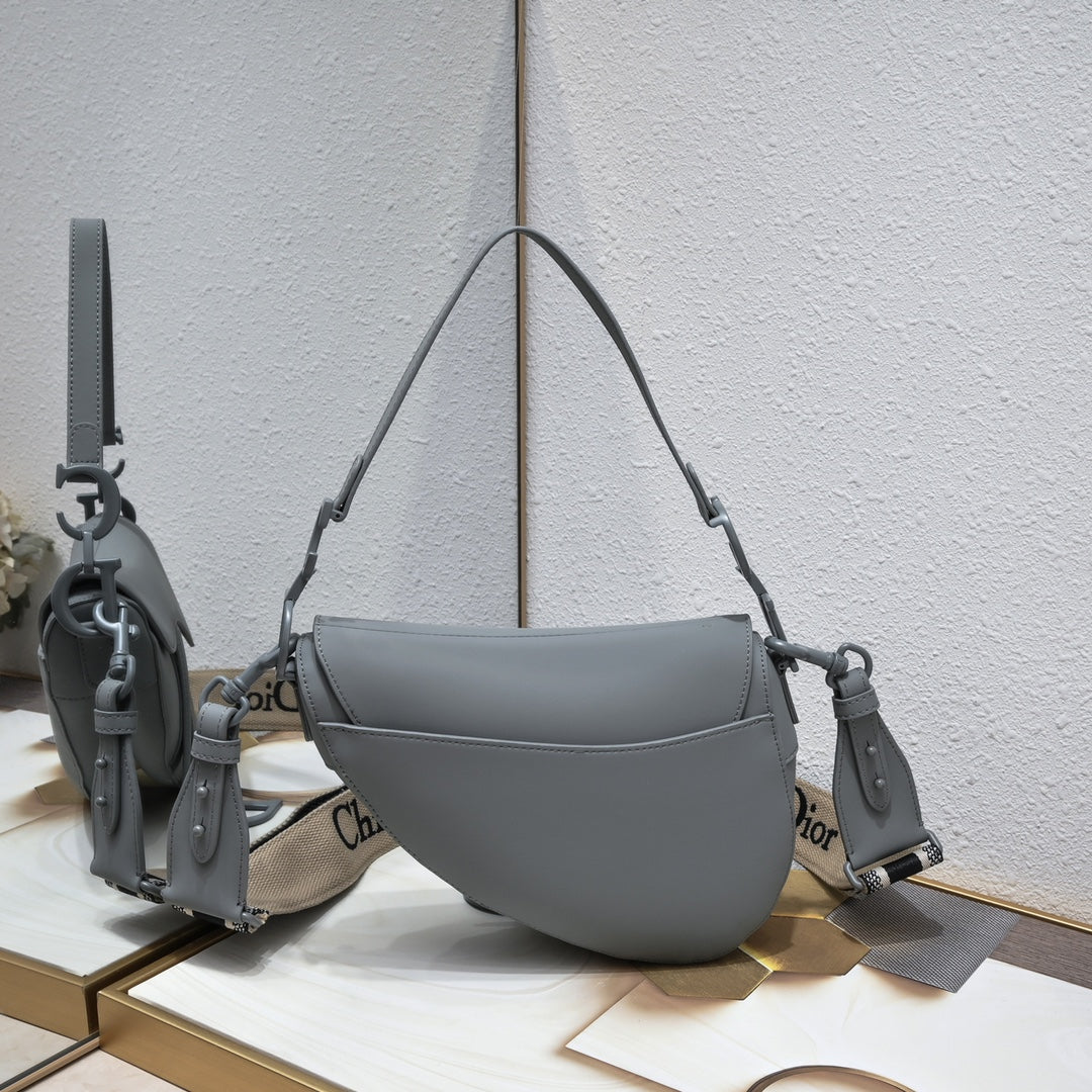 Dior Saddle Bag – Large Matte Series | Black, White, Nude, Gray