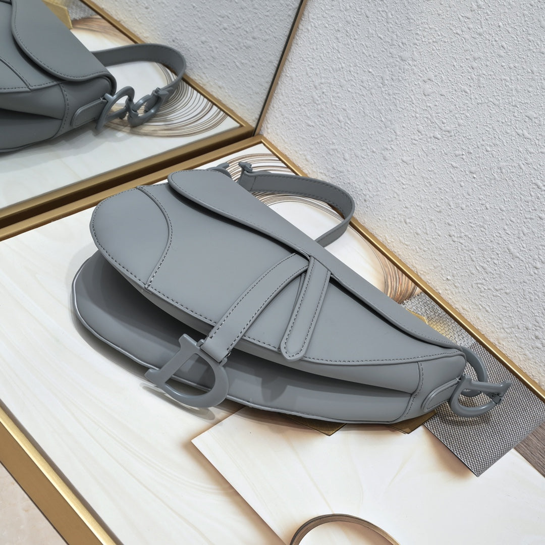 Dior Saddle Bag – Large Matte Series | Black, White, Nude, Gray