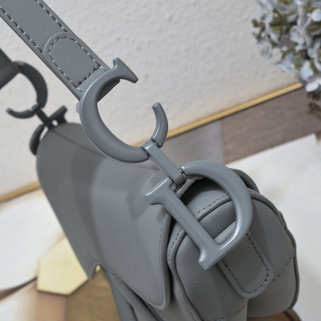 Dior Saddle Bag – Large Matte Series | Black, White, Nude, Gray