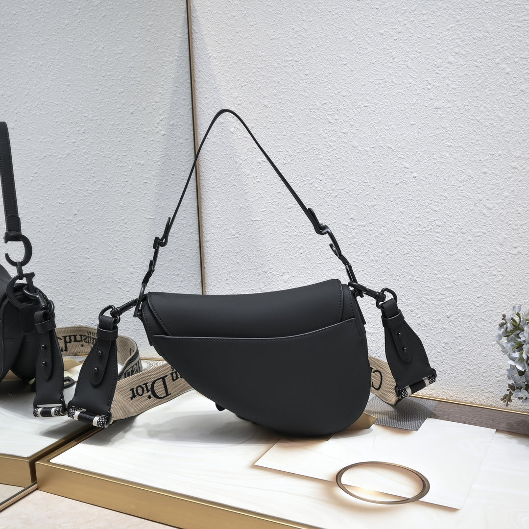 Dior Saddle Bag – Large Matte Series | Black, White, Nude, Gray