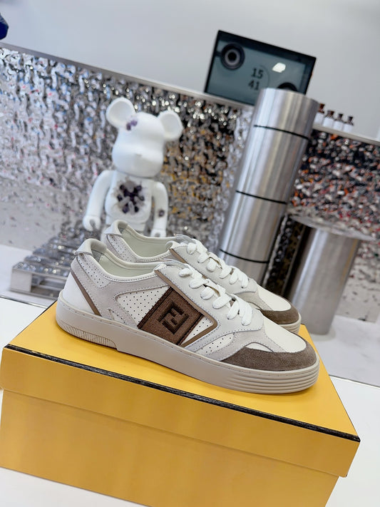 FENDI Casual Leather Sneakers