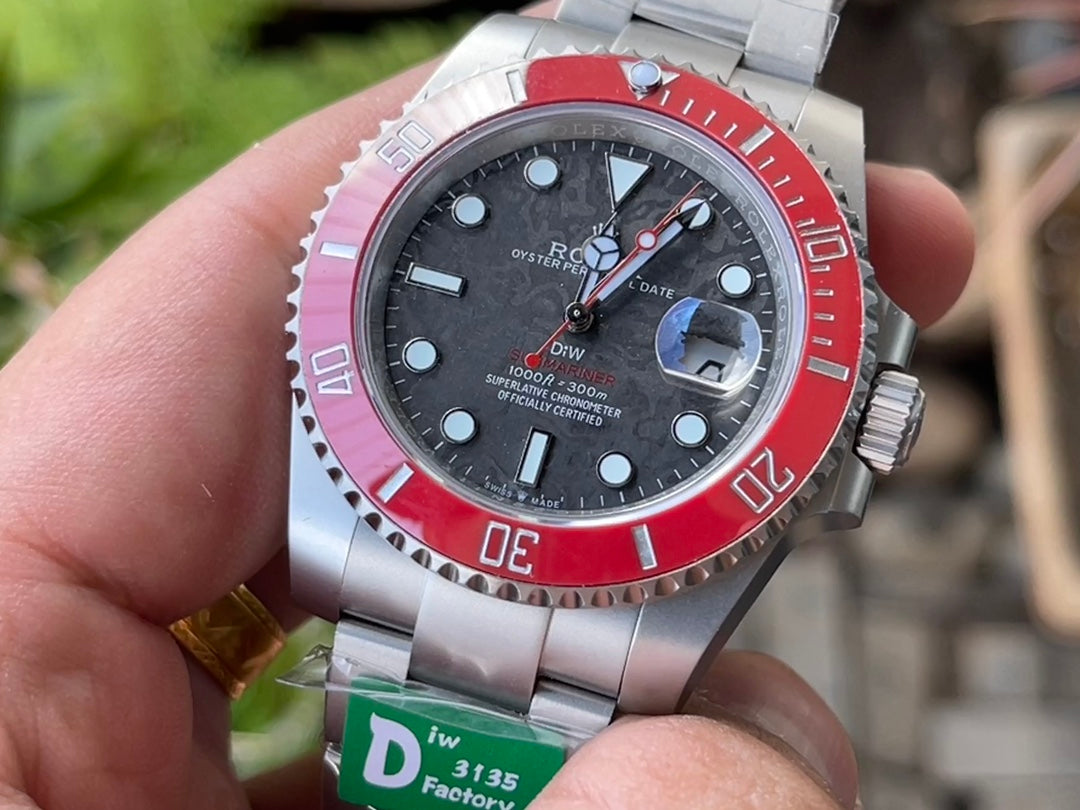 Submariner Parakeet – Custom Carbon Bezel & Enamel Dial