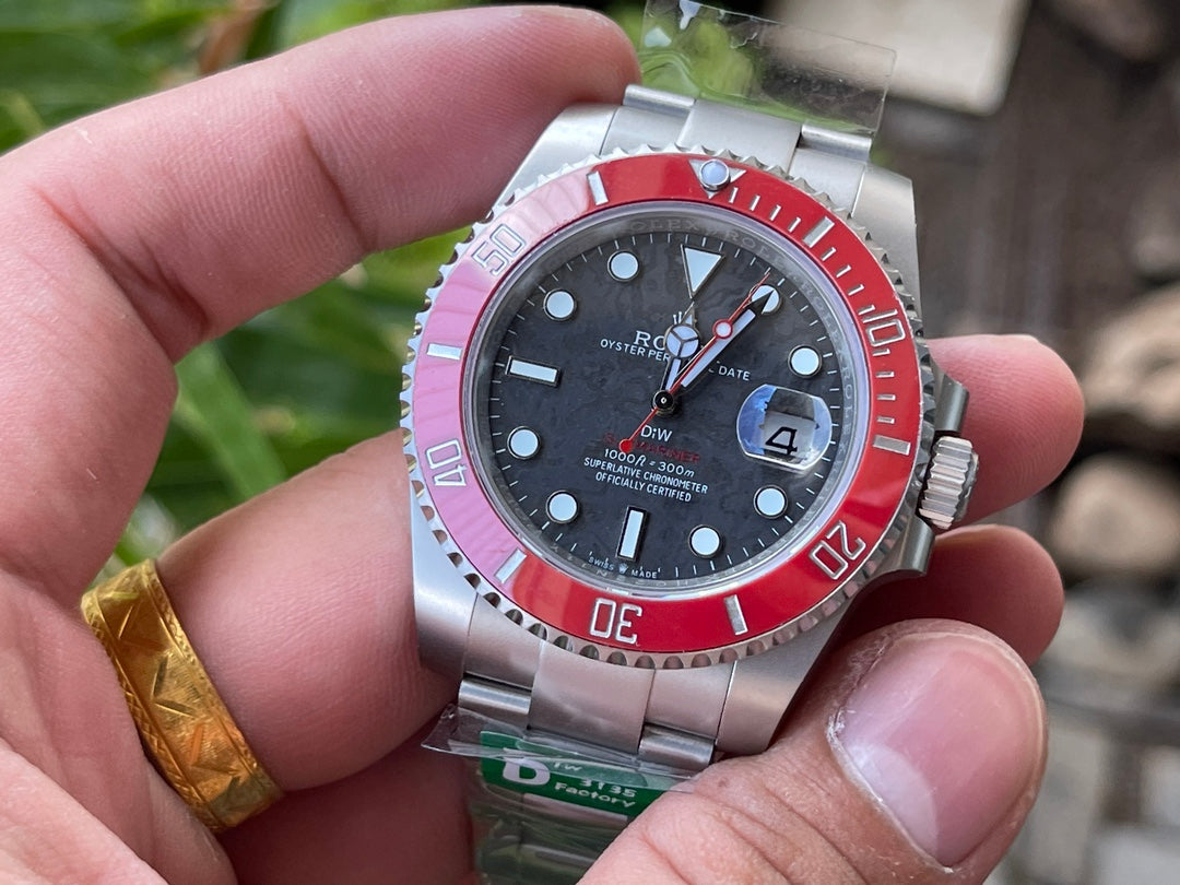 Submariner Parakeet – Custom Carbon Bezel & Enamel Dial