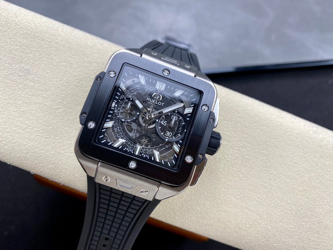 Hublot Square Bang Unico – Titanium & Sapphire Dial