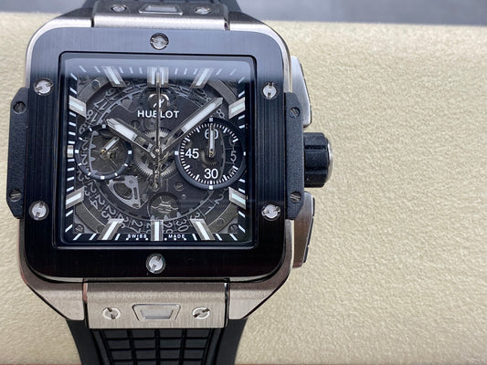 Hublot Square Bang Unico – Titanium & Sapphire Dial