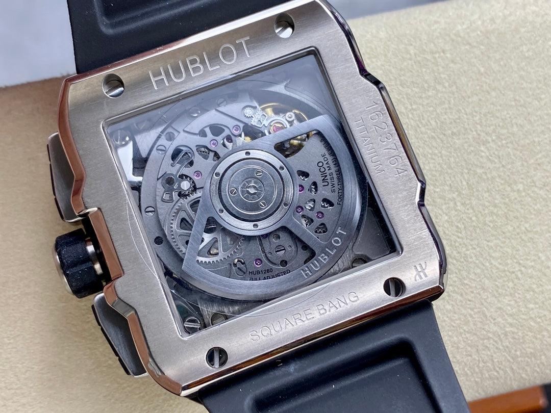 Hublot Square Bang Unico – Titanium & Sapphire Dial