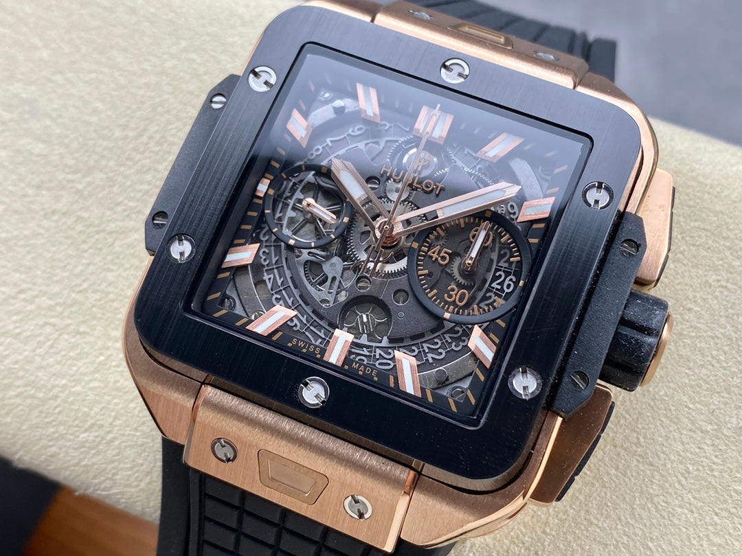 Hublot Square Bang Unico – Grade 5 Titanium & Sapphire
