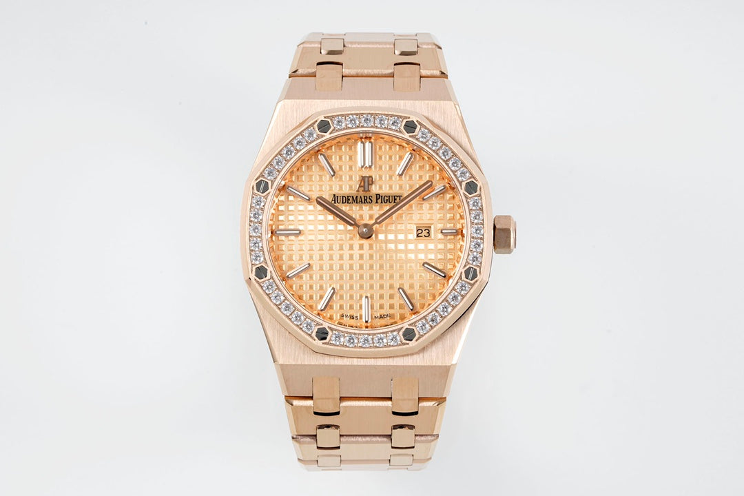 Audemars Piguet Royal Oak Ladies Watch – Rose Gold Elegance
