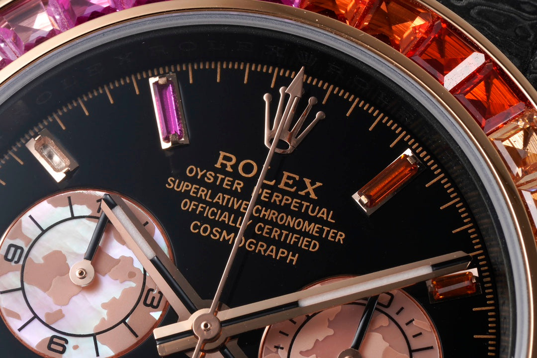 Rolex Daytona “Rainbow Sunray” – Sunshine-Inspired Rainbow Elegance