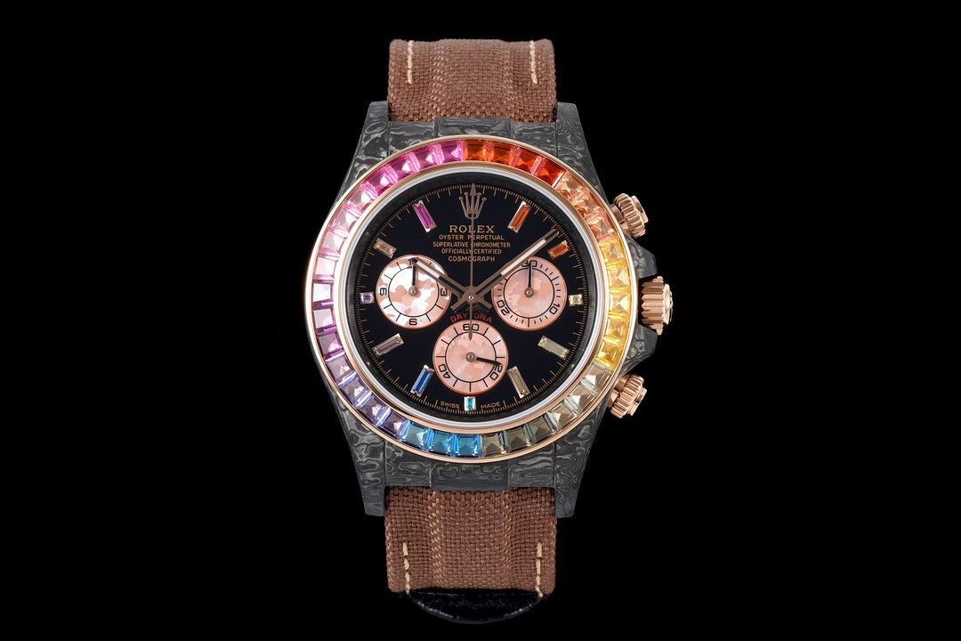 Rolex Daytona “Rainbow Sunray” – Sunshine-Inspired Rainbow Elegance