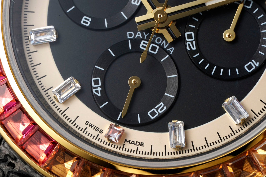 Rolex Daytona “Rainbow Sunray” – Custom Sunshine-Inspired Brilliance