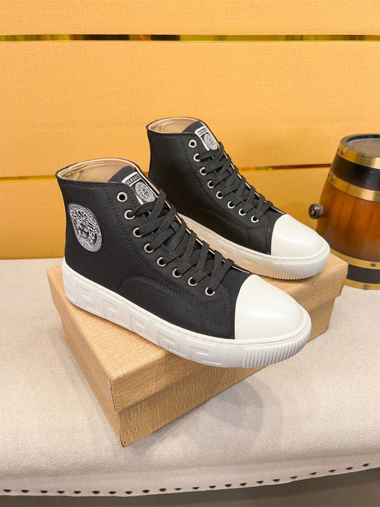 Versace Classic High-Top Sneakers – Stylish Launch for Trendsetting Men