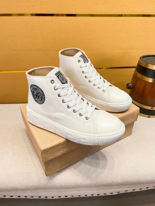 Versace High-Top Sneakers – Classic Launch for Stylish Men
