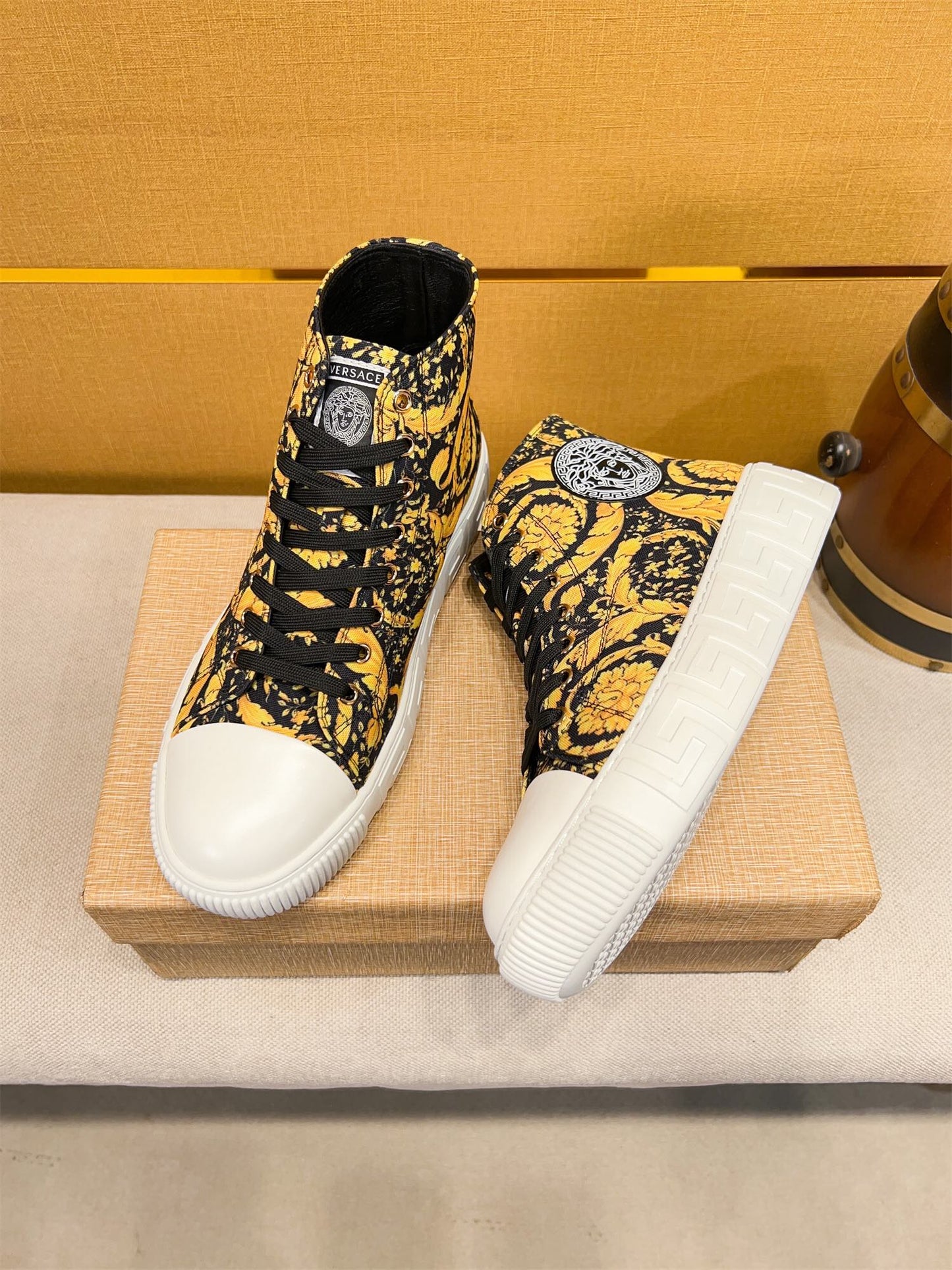 Versace High-Top Men’s Sneakers – Classic Launch Edition