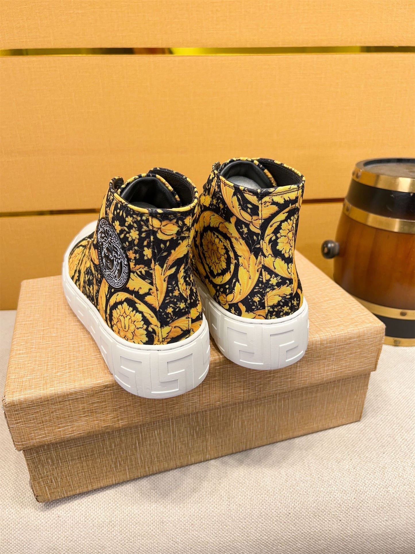 Versace High-Top Men’s Sneakers – Classic Launch Edition