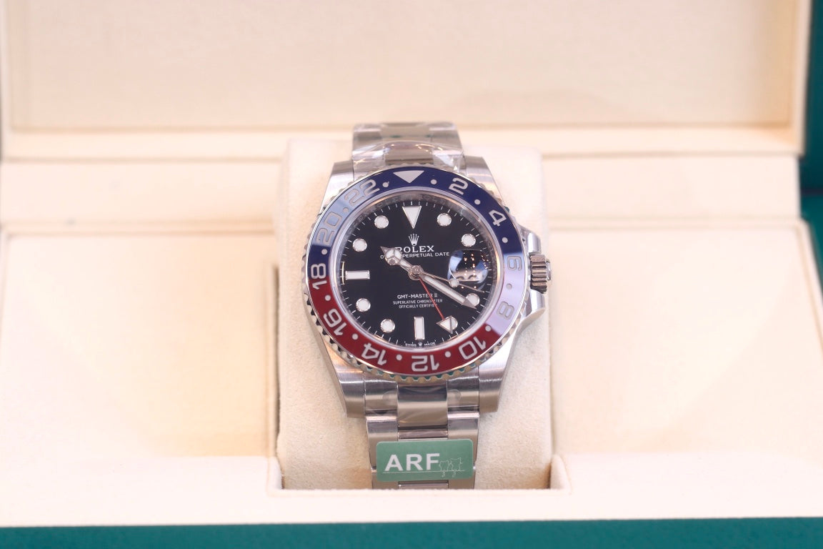 GMT “Pepsi Bezel” Edition –  Integrated Movement, 904L Steel Upgrade