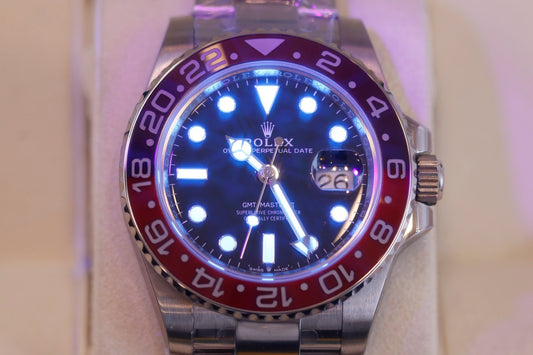 GMT “Pepsi Bezel” Edition –  Integrated Movement, 904L Steel Upgrade