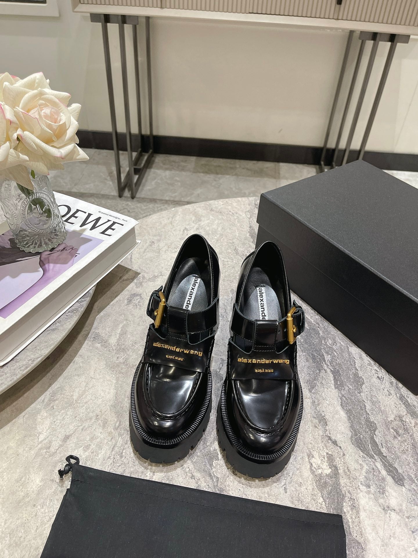 Alexanderwang 2024 Early Spring Hollow-Out Leather Boots – Luxe Statement Piece