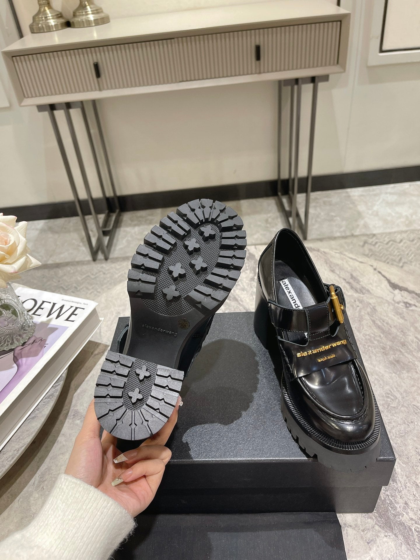 Alexanderwang 2024 Early Spring Hollow-Out Leather Boots – Luxe Statement Piece
