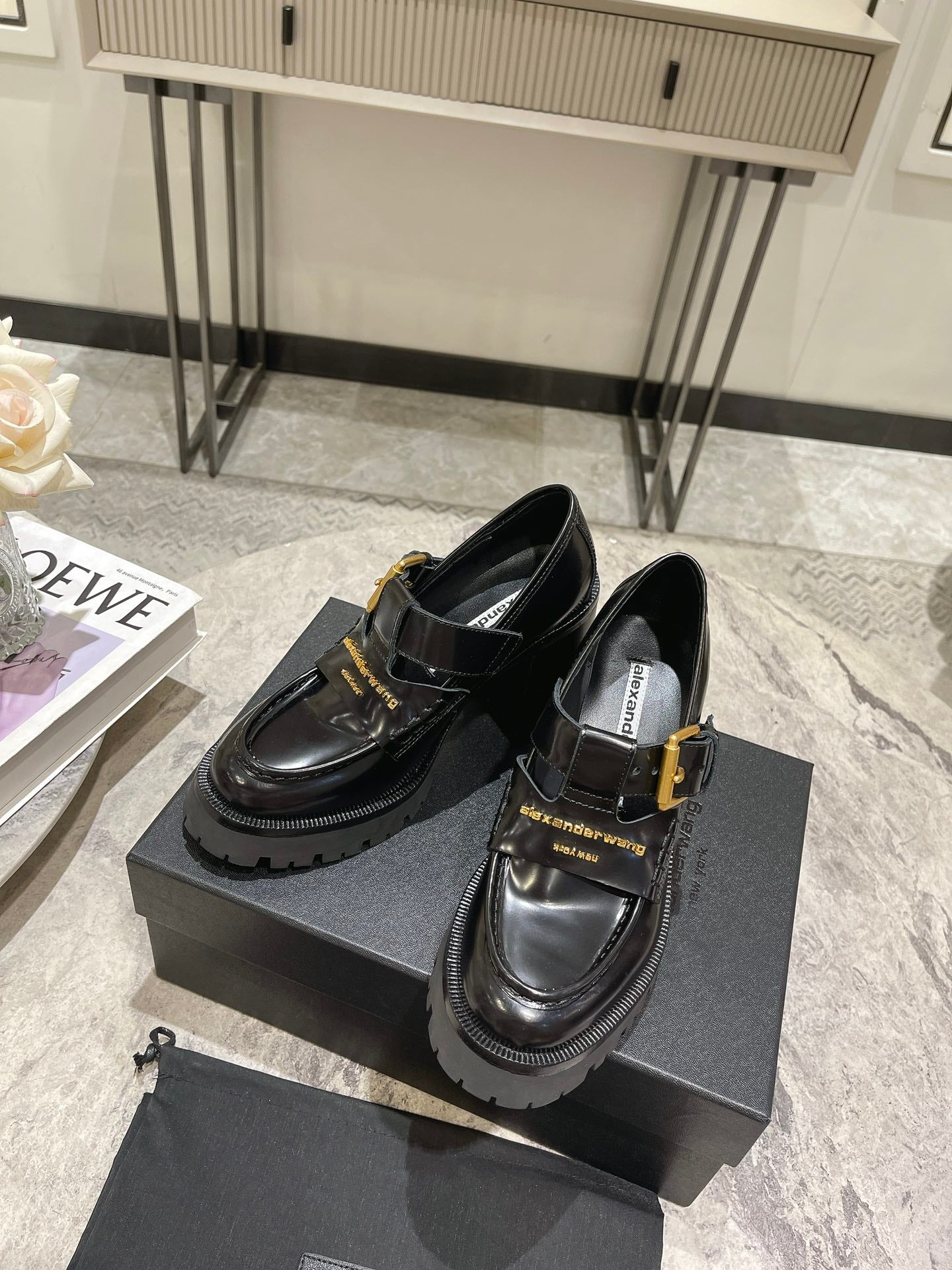 Alexanderwang 2024 Early Spring Hollow-Out Leather Boots – Luxe Statement Piece