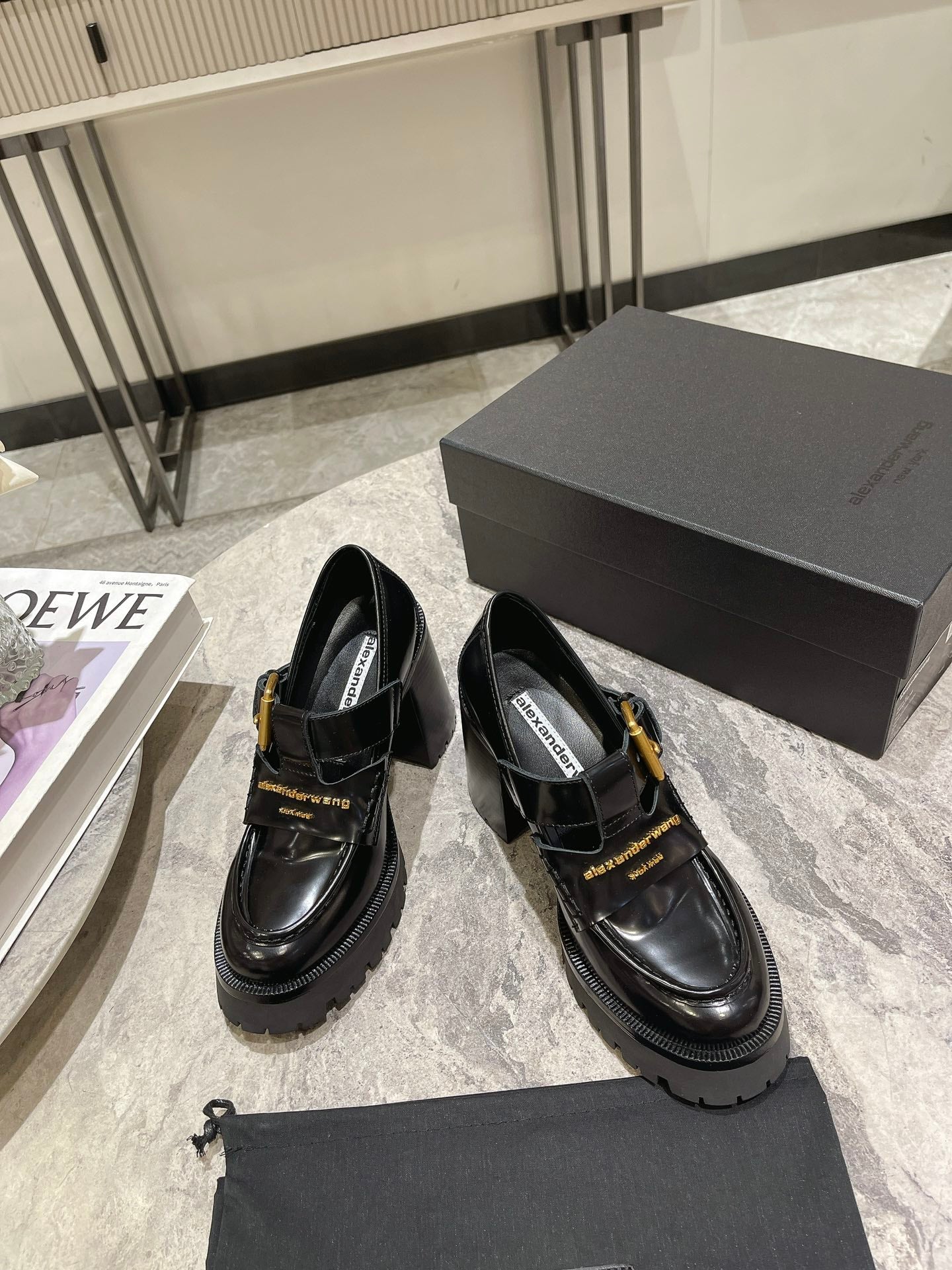 Alexanderwang 2024 Early Spring Hollow-Out Leather Boots – Luxe Statement Piece