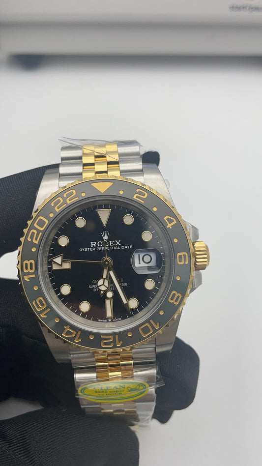 Luxury GMT 904L Stainless Steel Watch