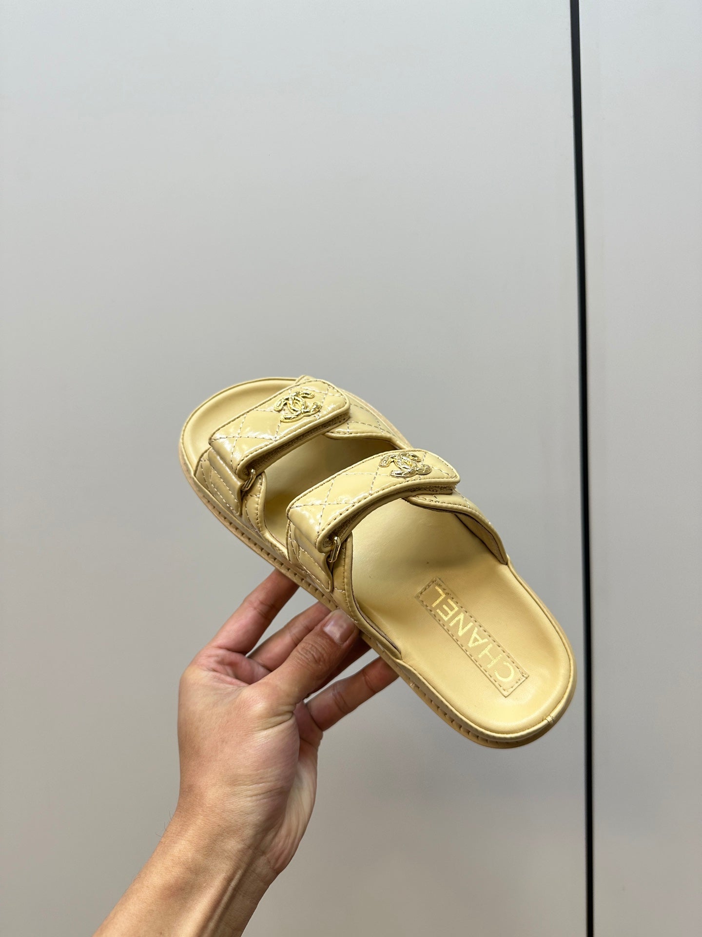 CHANEL 2024 SS Beach Sandals – Signature Metal CC Design