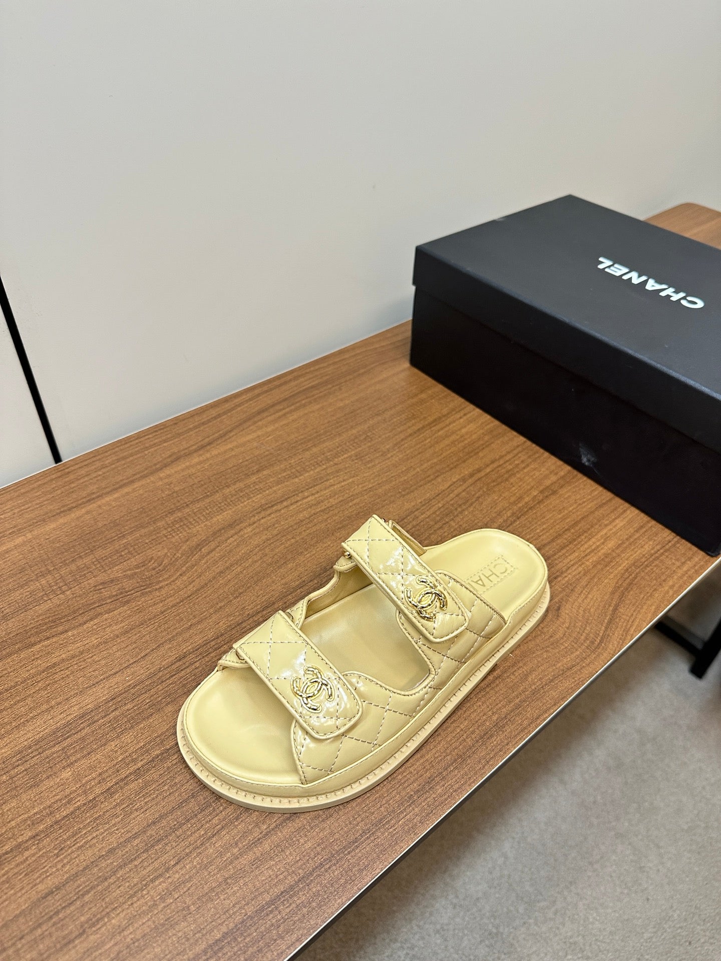 CHANEL 2024 SS Beach Sandals – Signature Metal CC Design