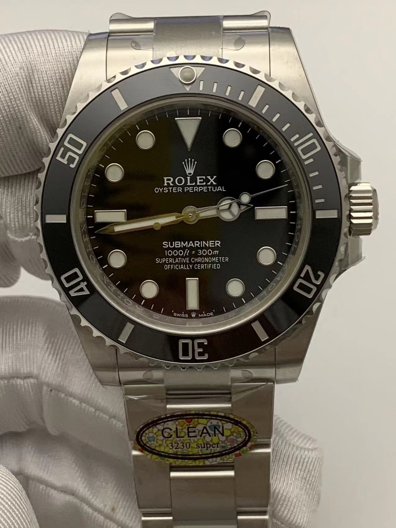 No-Date Submariner 41mm – Classic Black