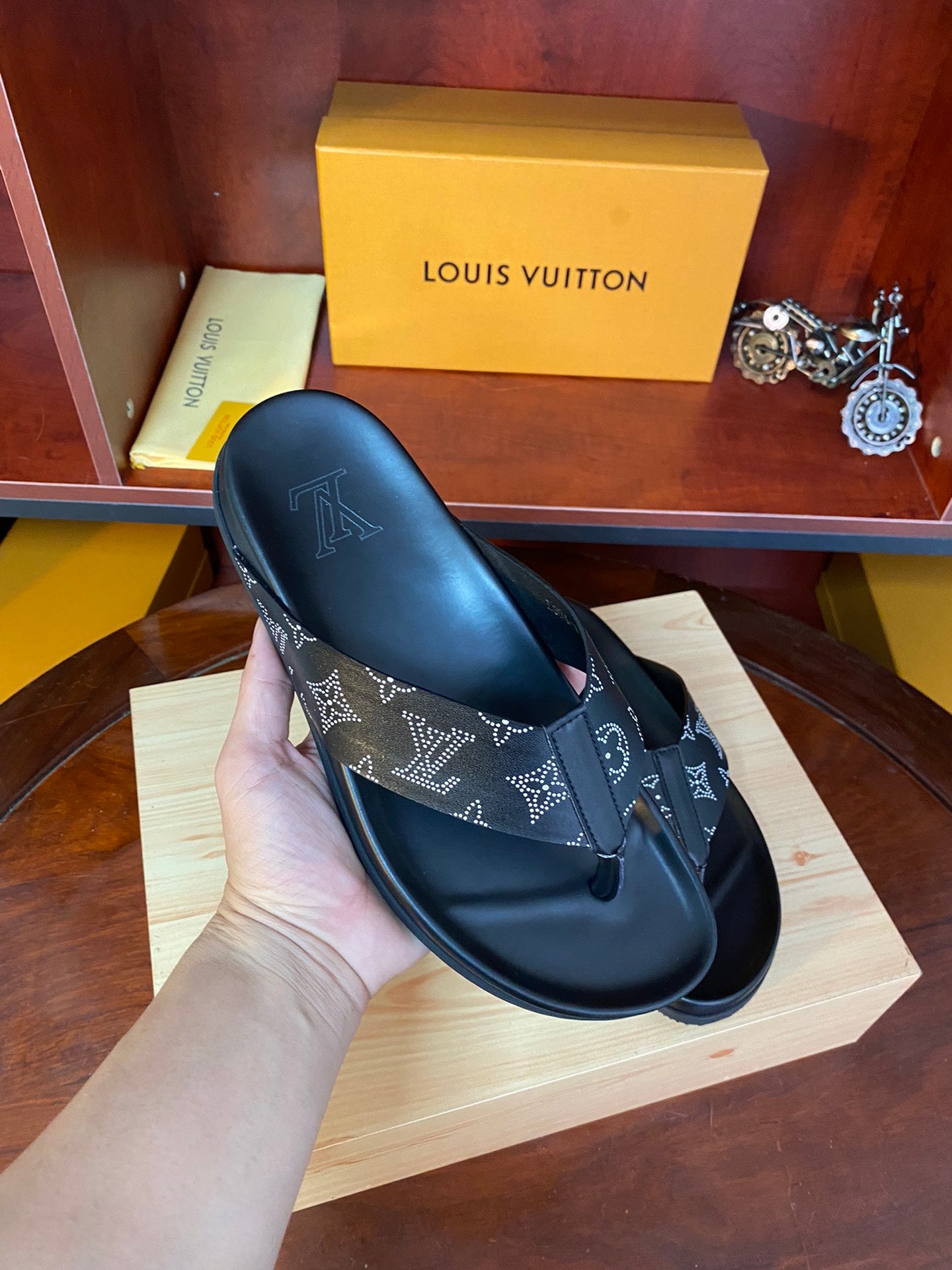 Iconic LV-inspired design